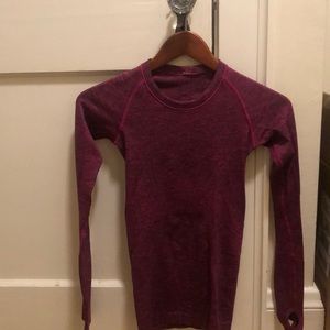 Lululemon pink long sleeve